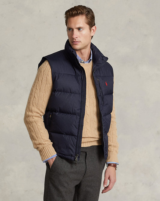 The Gorham Down Gilet Collection Navy